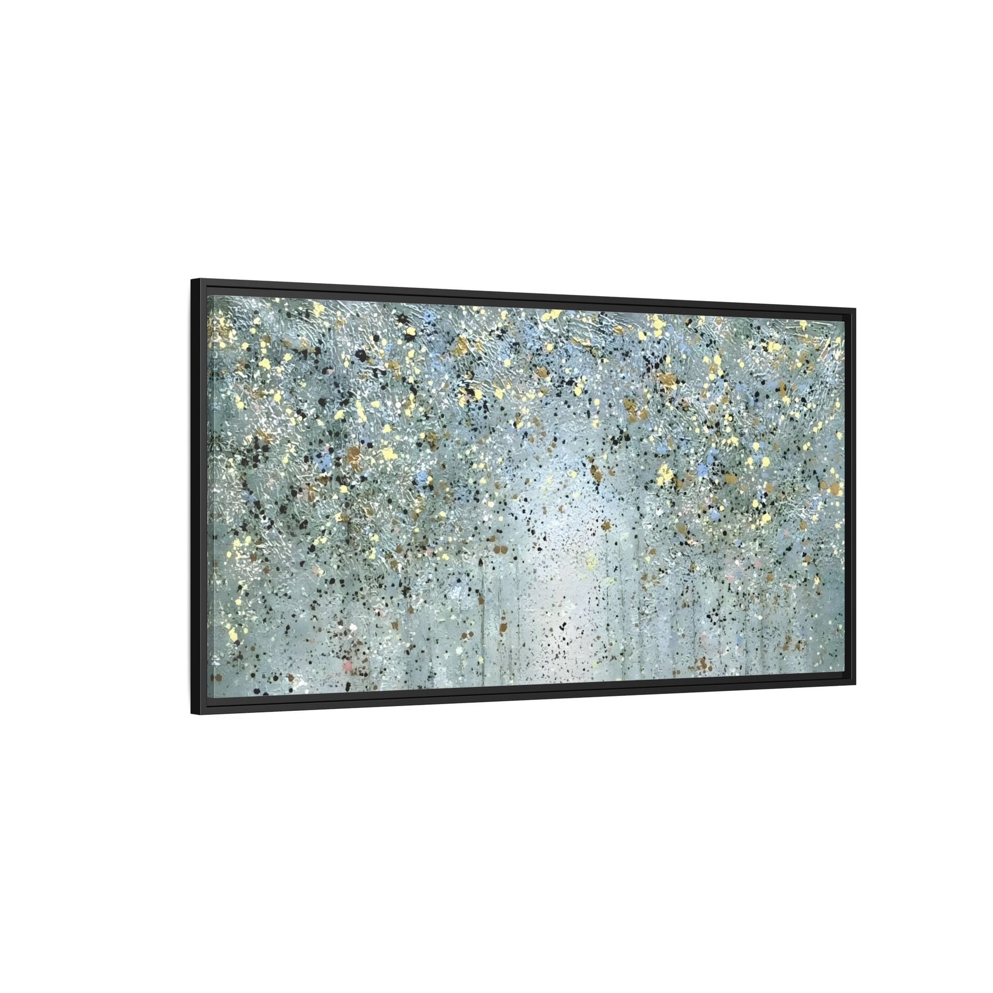 Framed Peaceful Abstract Canvas Wall Art Print