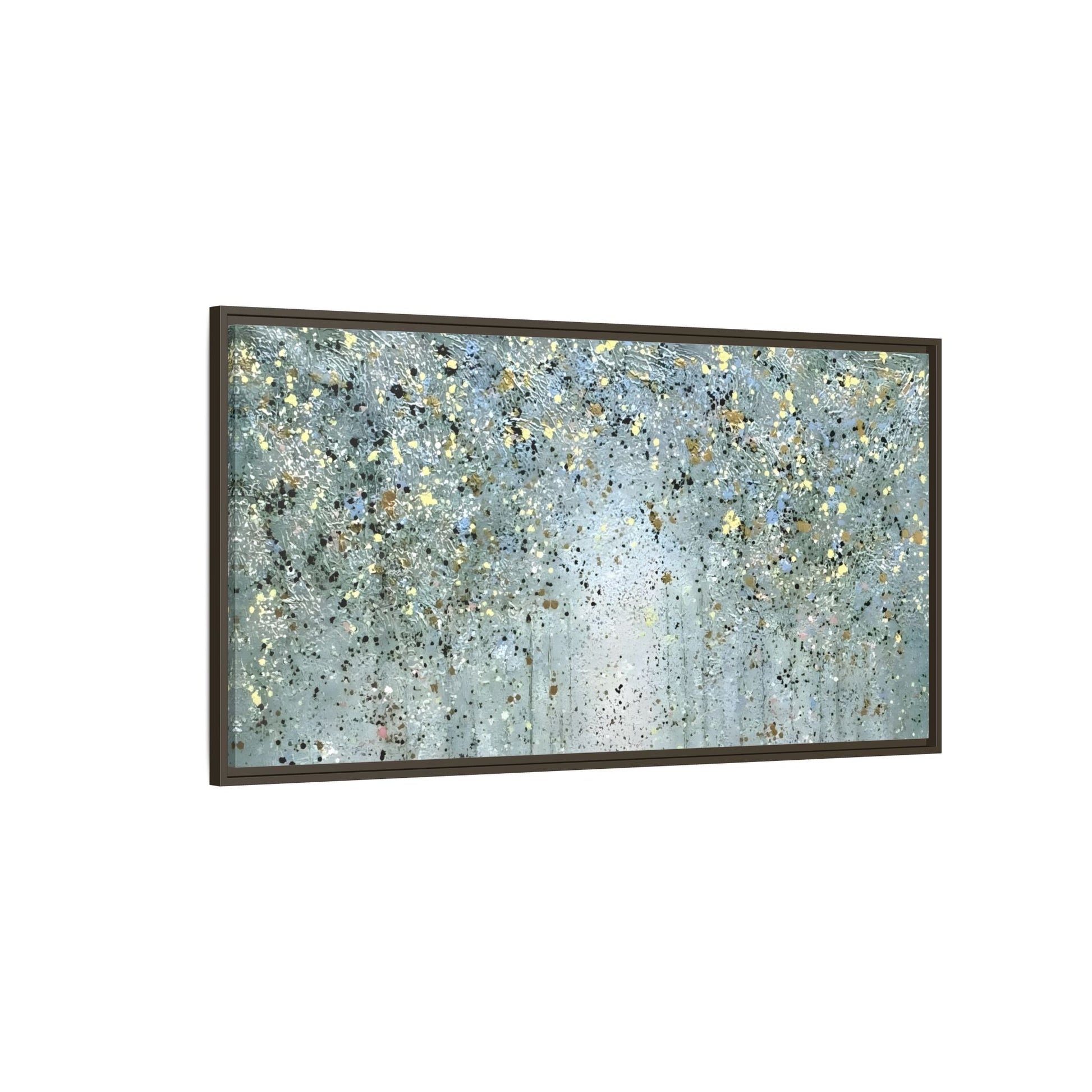 Framed Peaceful Abstract Canvas Wall Art Print