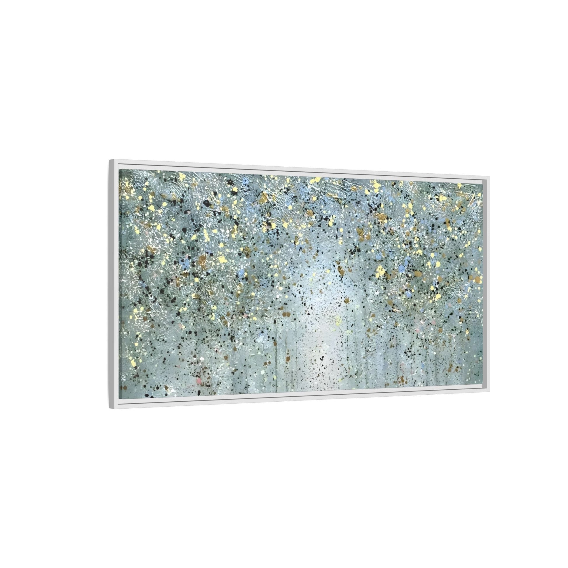Framed Peaceful Abstract Canvas Wall Art Print