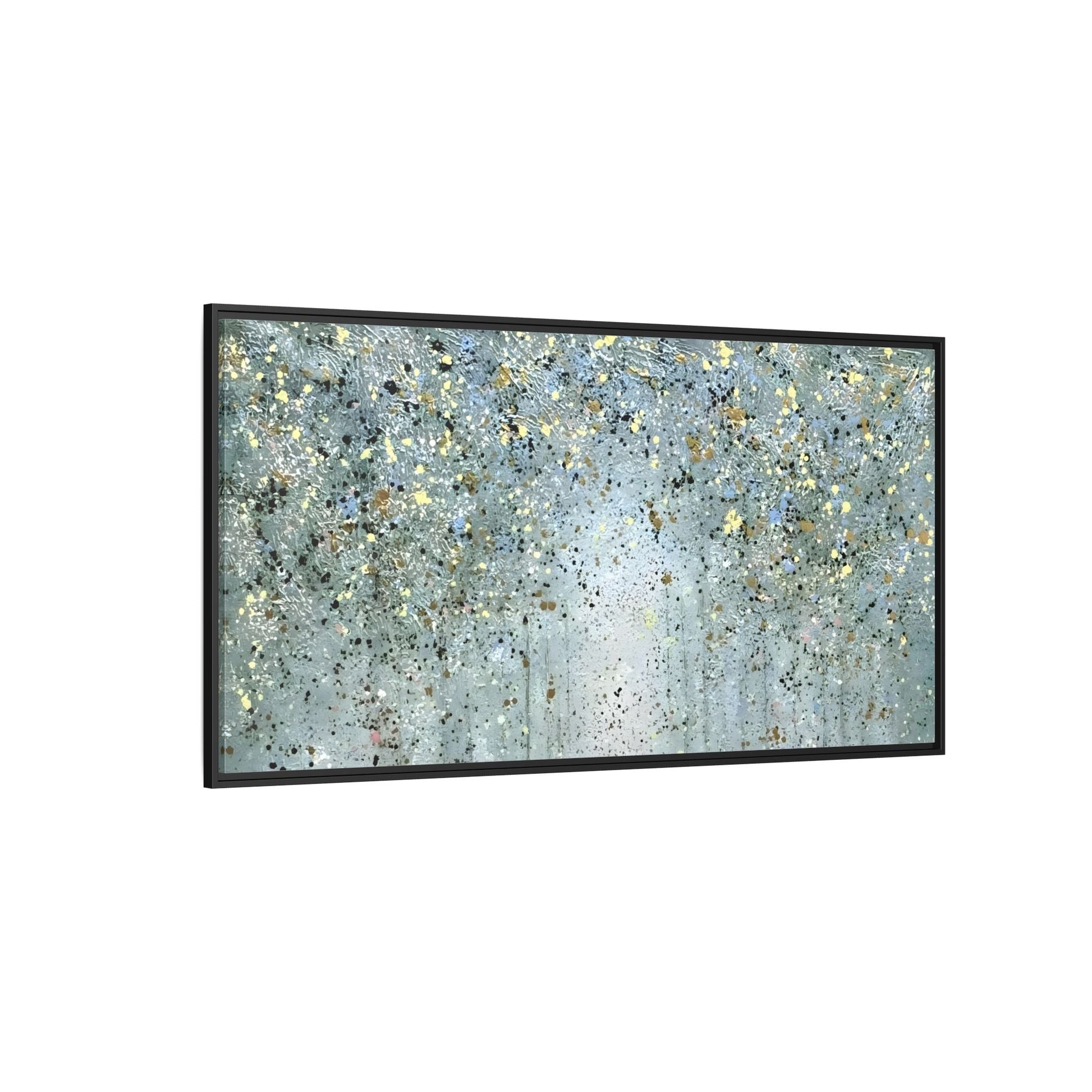 Framed Peaceful Abstract Canvas Wall Art Print