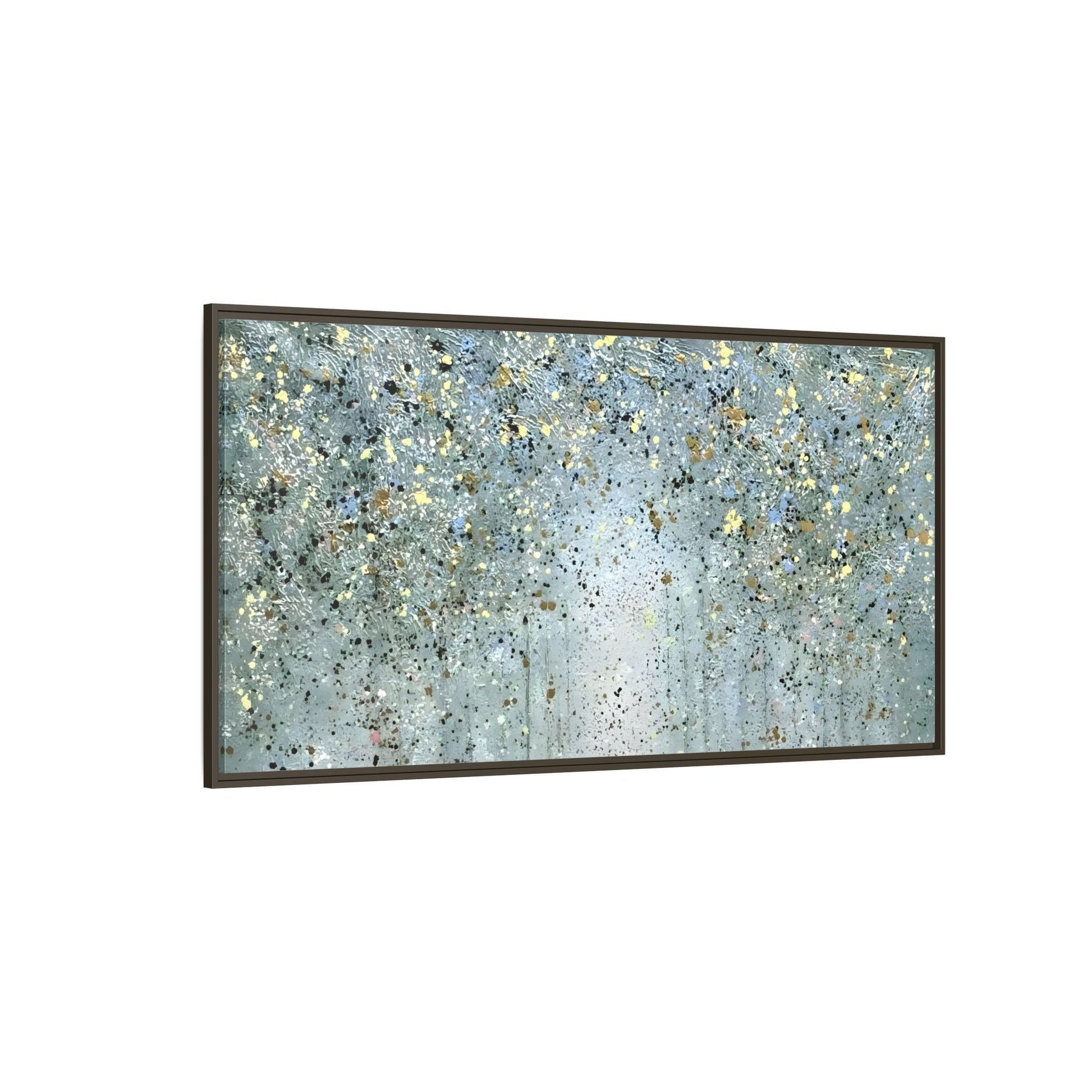Framed Peaceful Abstract Canvas Wall Art Print