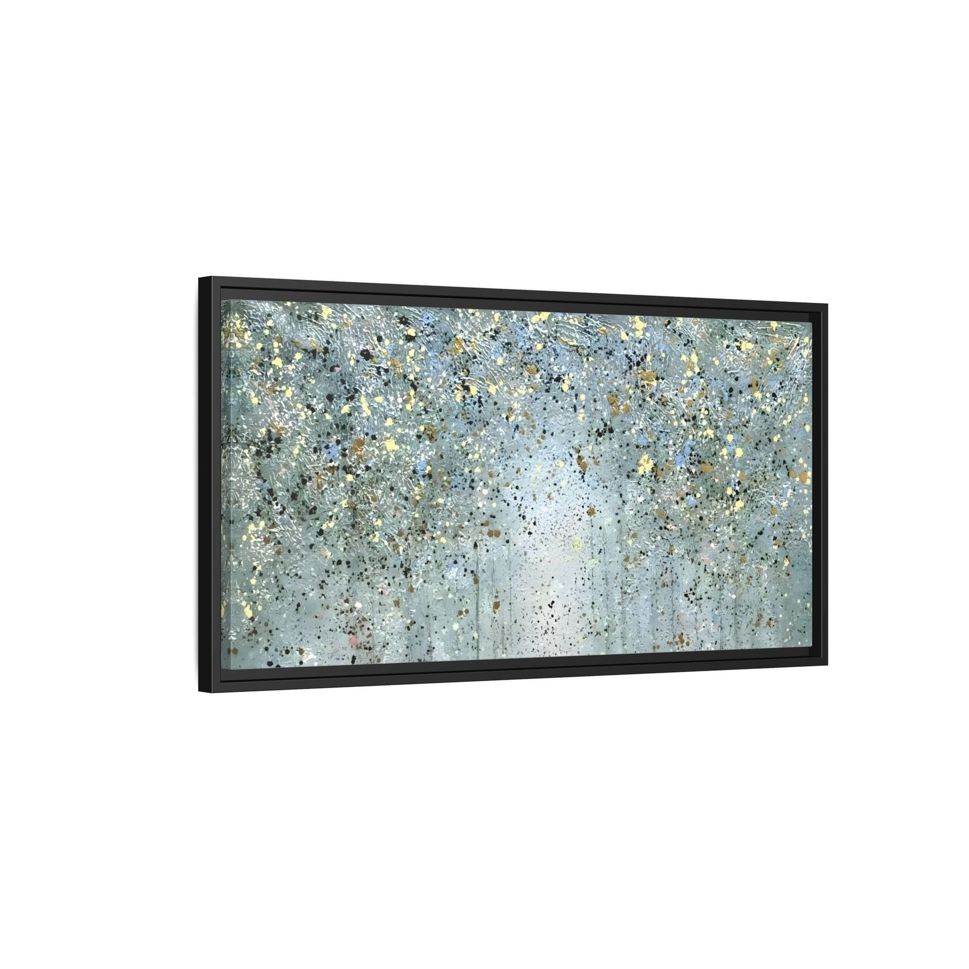 Framed Peaceful Abstract Canvas Wall Art Print