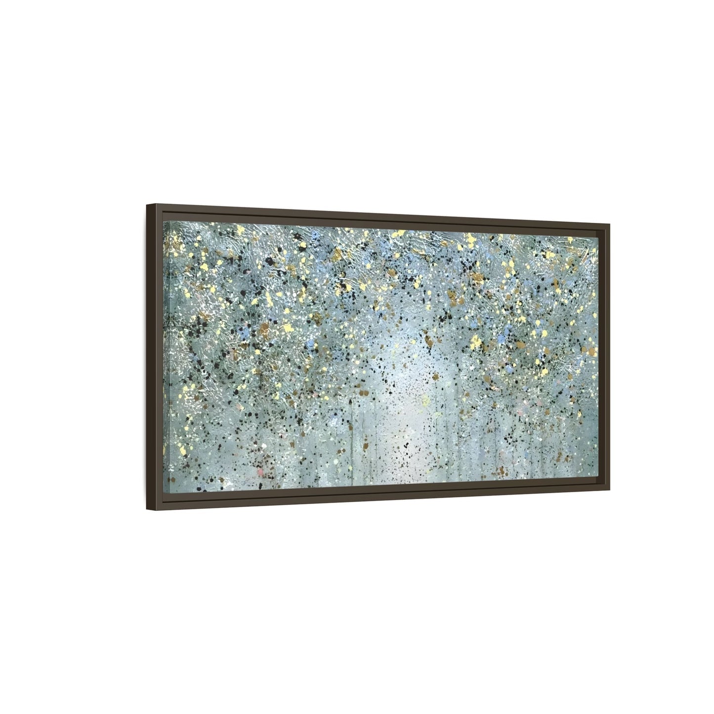 Framed Peaceful Abstract Canvas Wall Art Print