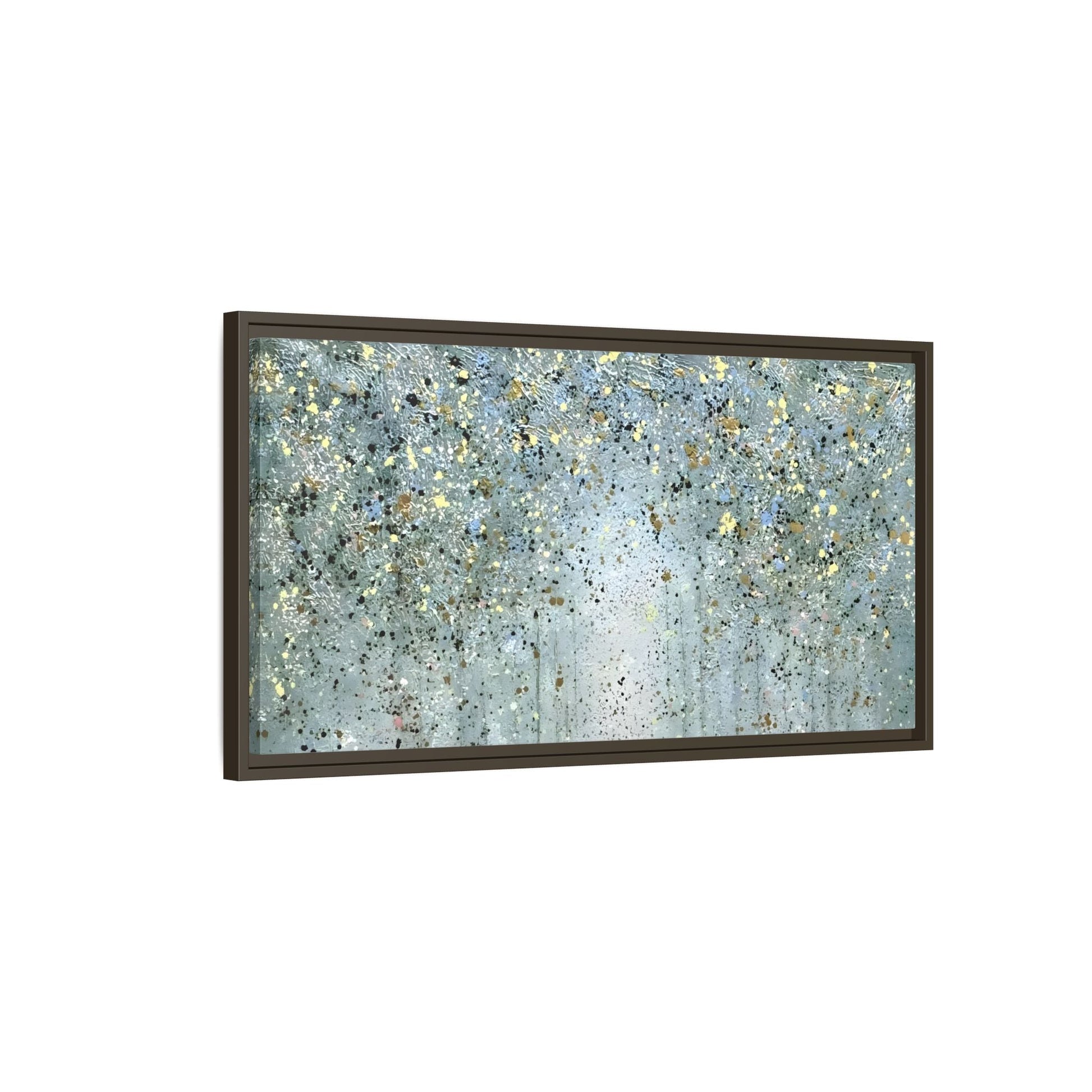 Framed Peaceful Abstract Canvas Wall Art Print