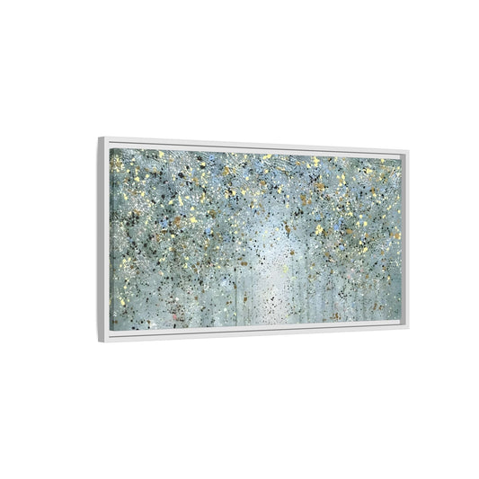 Framed Peaceful Abstract Canvas Wall Art Print