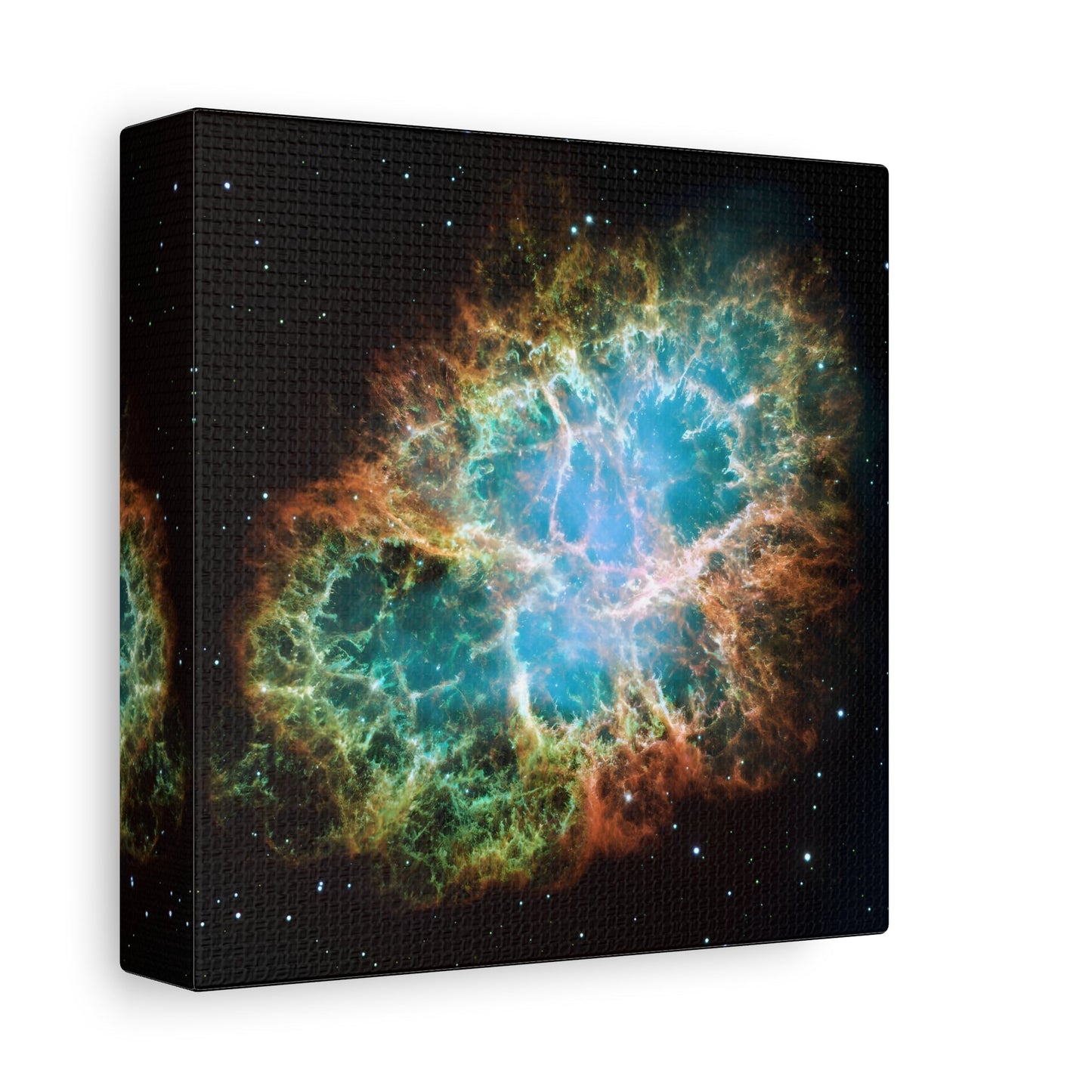 Framed Square Canvas Wall Art Prints - NASA Supernova Crab Nebula in Space, Captured by Hubble Telescope