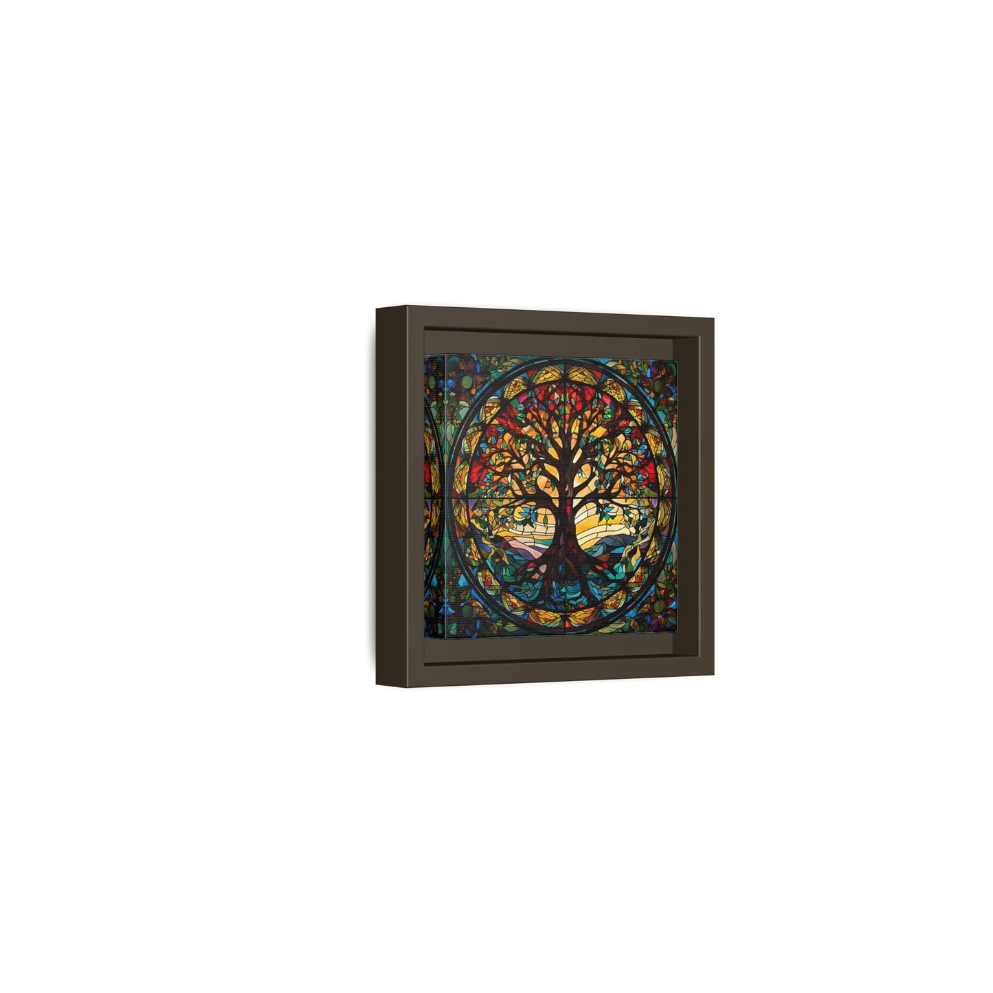 Framed Yggdrasil Celtic Norse Mythology Canvas Wall Art Prints