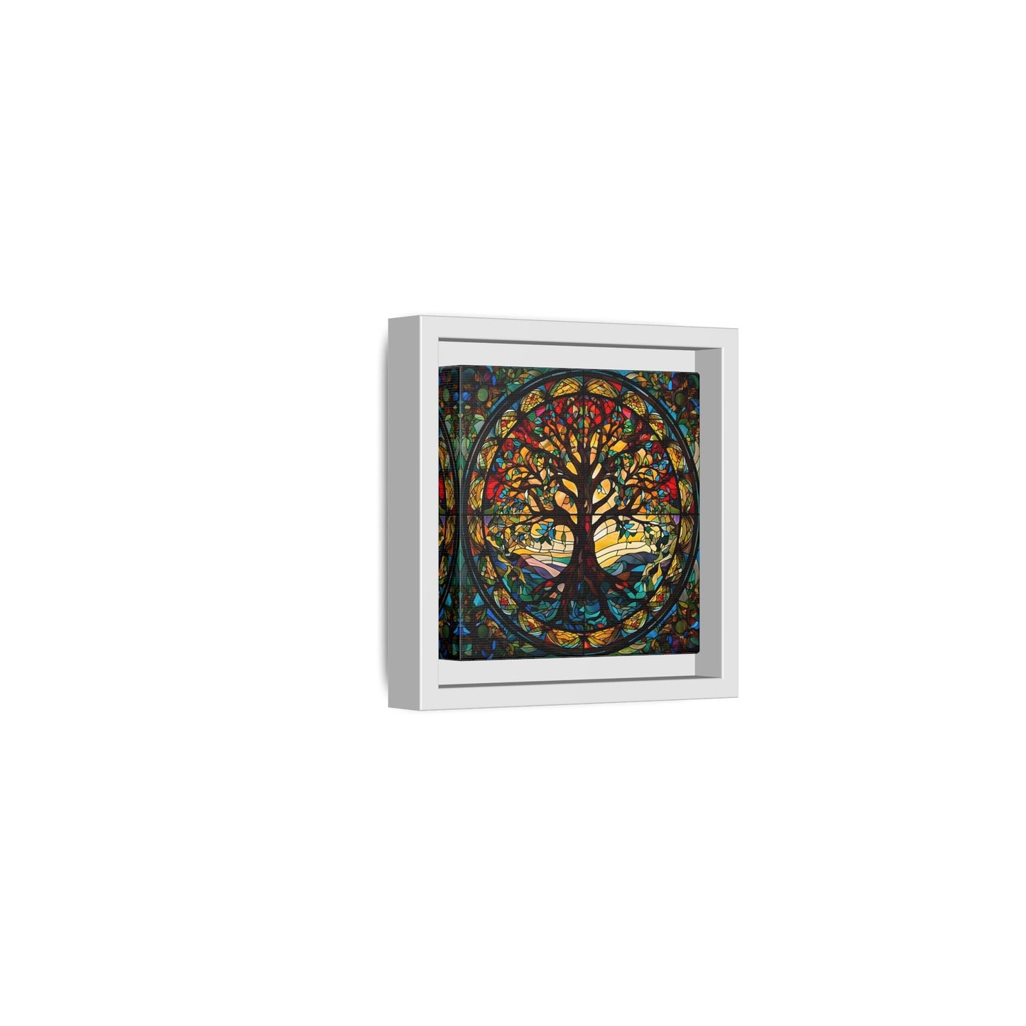 Framed Yggdrasil Celtic Norse Mythology Canvas Wall Art Prints