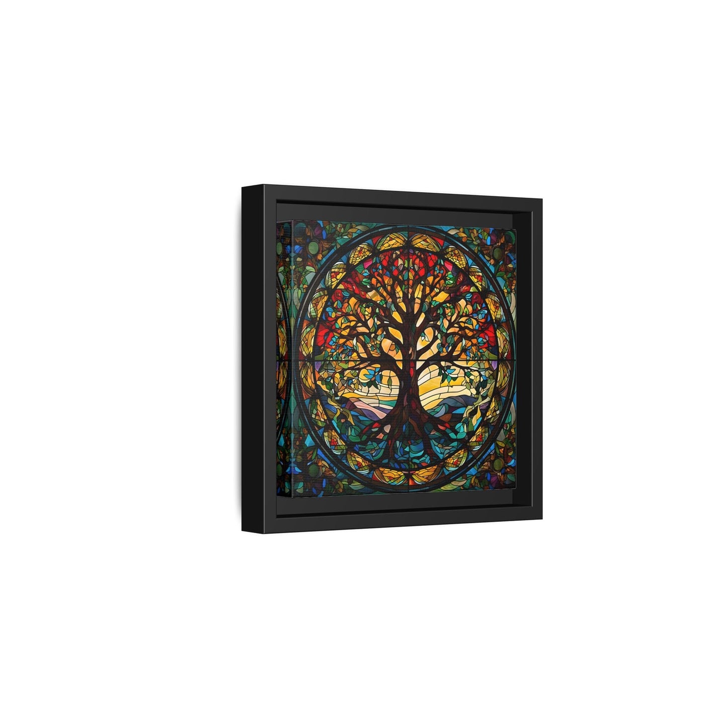 Framed Yggdrasil Celtic Norse Mythology Canvas Wall Art Prints