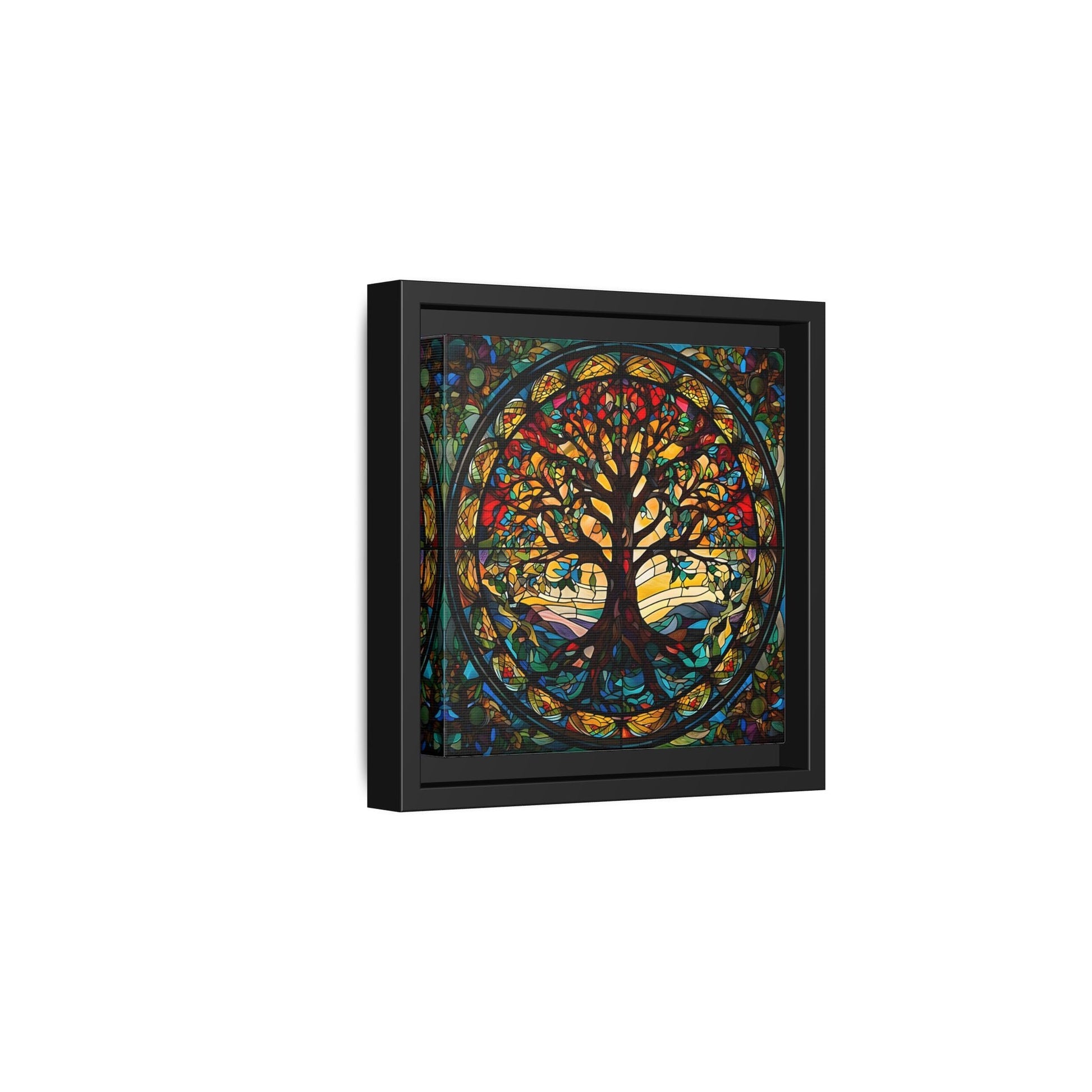 Framed Yggdrasil Celtic Norse Mythology Canvas Wall Art Prints