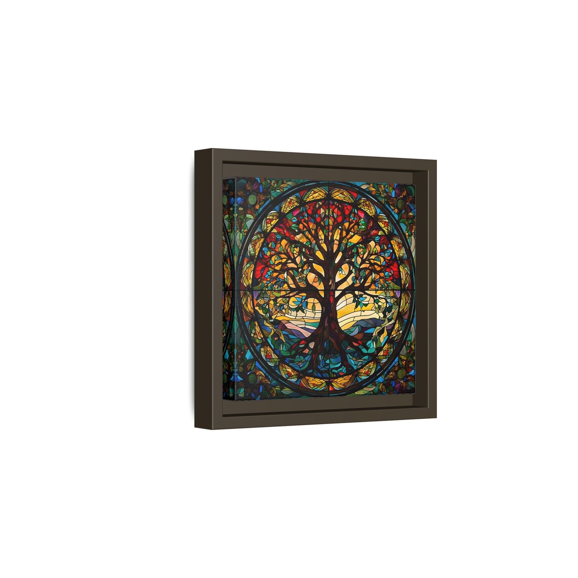 Framed Yggdrasil Celtic Norse Mythology Canvas Wall Art Prints
