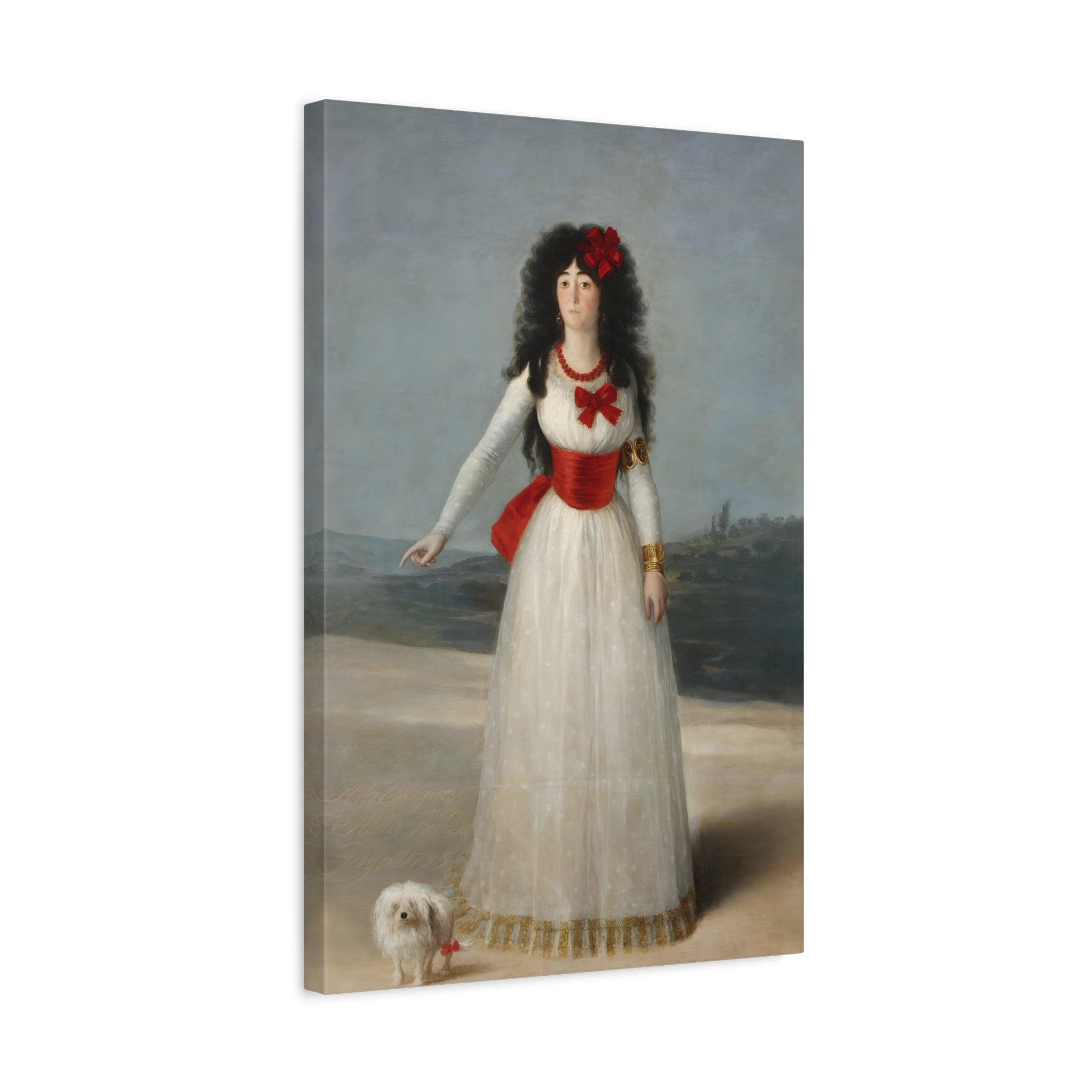 Francisco Goya White Duchess - Canvas Wall Art Print Reproduction