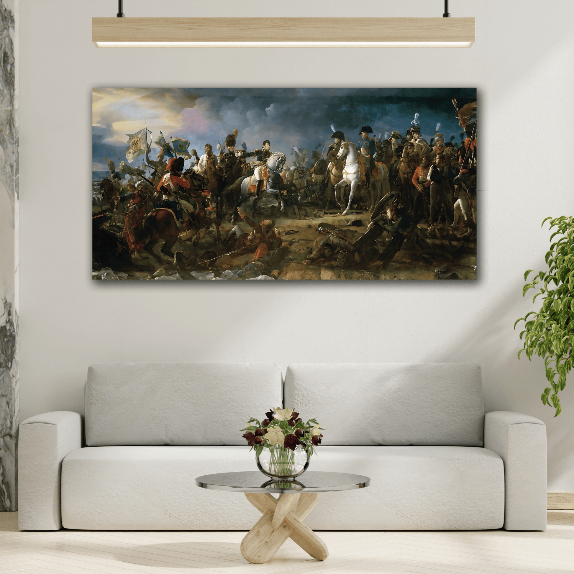 Francois Gerard Napoleon Battle Canvas Print - French Historical Classic Wall Art