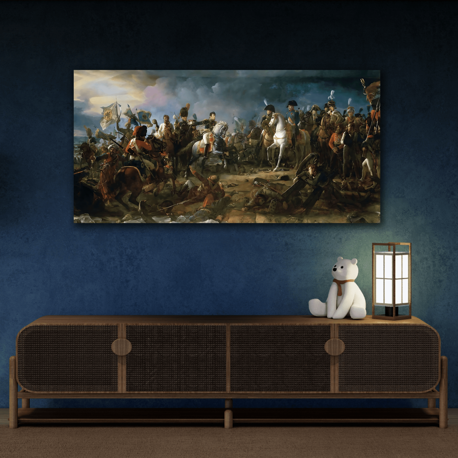 Francois Gerard Napoleon Battle Canvas Print - French Historical Classic Wall Art