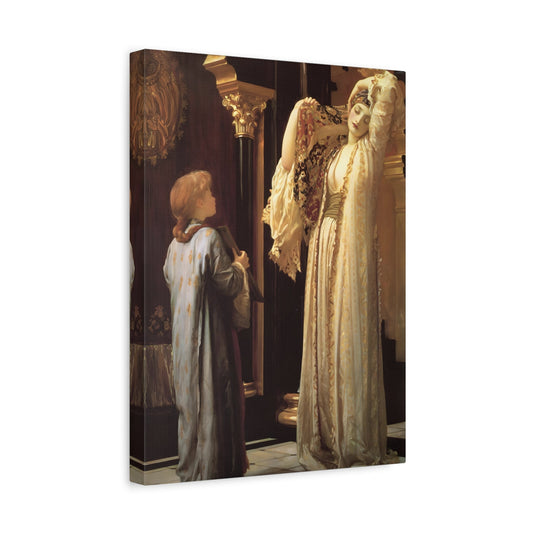 Frederic Leighton Light of the Harem Framed Canvas Prints - Stunning British Artist Wall Art for Living Room