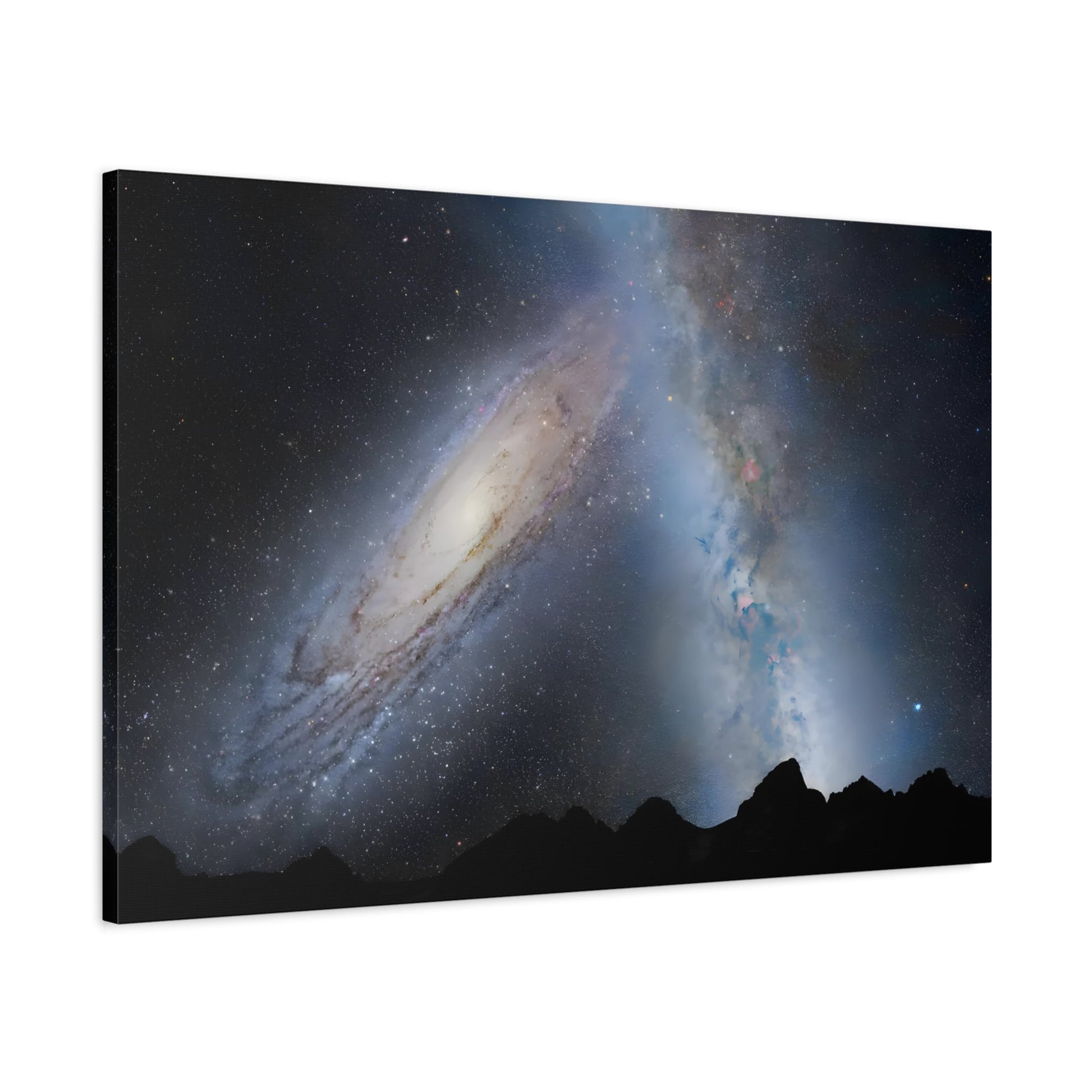 Galactic NASA Canvas Print - Hubble Milky Way Astronomical Wall Art