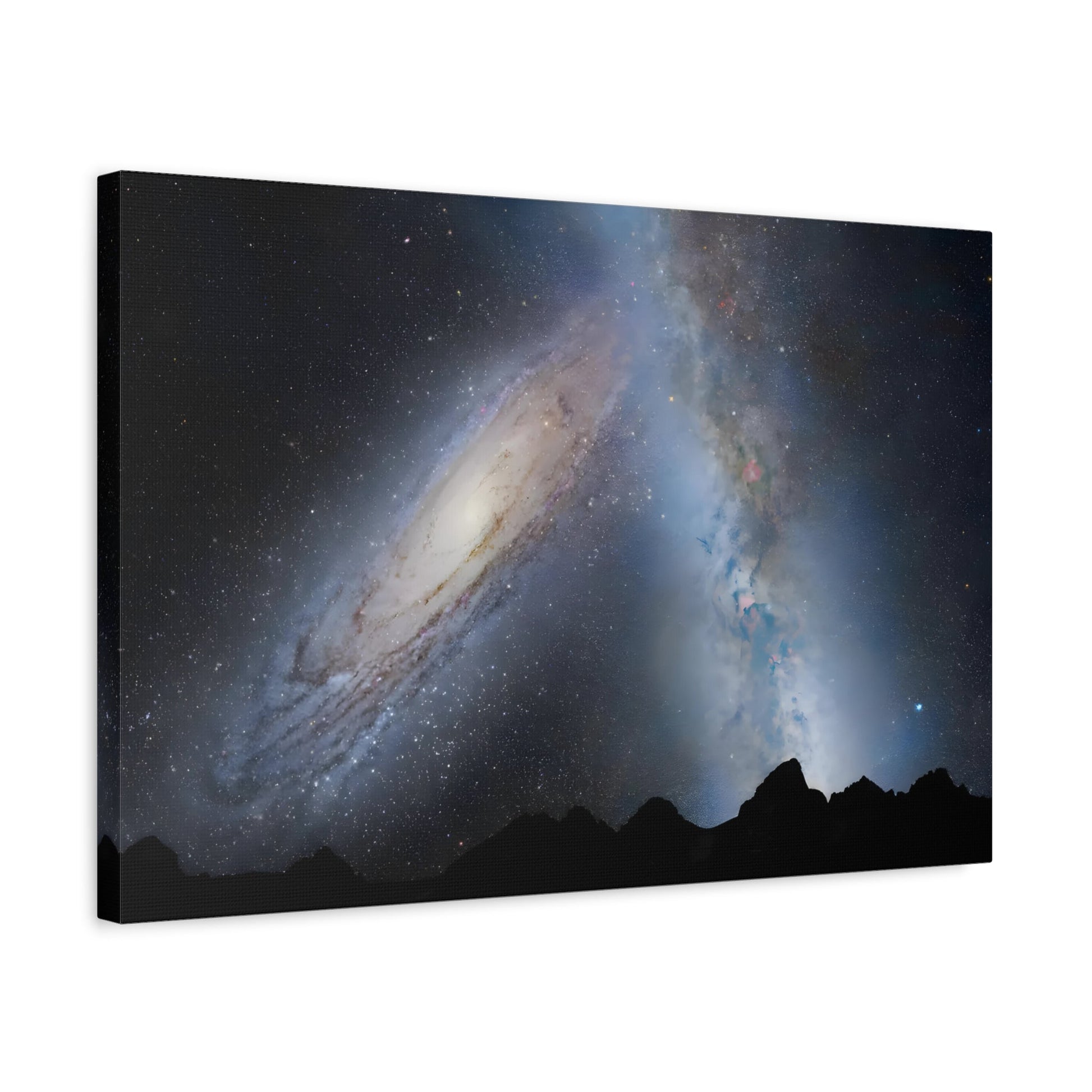 Galactic NASA Canvas Print - Hubble Milky Way Astronomical Wall Art