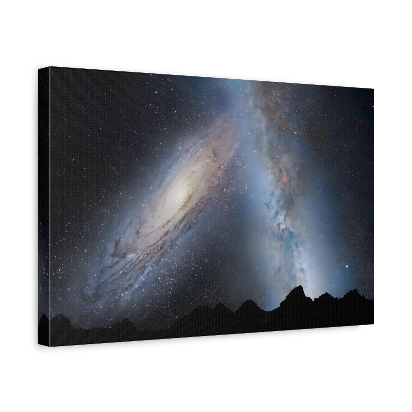 Galactic NASA Canvas Print - Hubble Milky Way Astronomical Wall Art