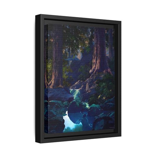 Glen Framed Parrish Canvas Print - Peaceful Woodland Wall Art