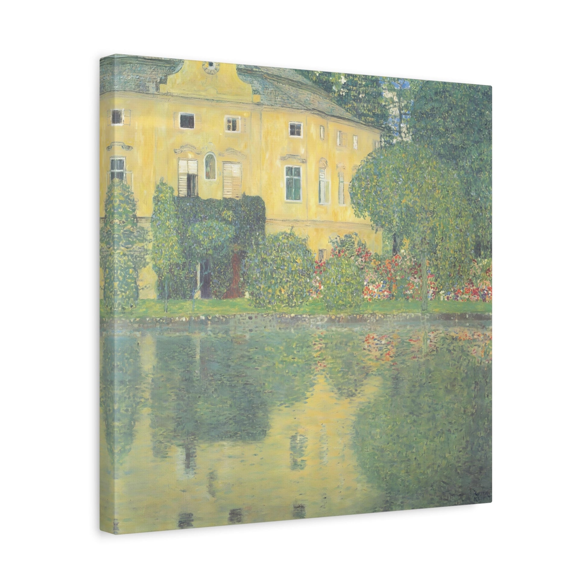 Gustav Klimt Canvas Print - Castle Kammer on Lake Attersee Wall Art