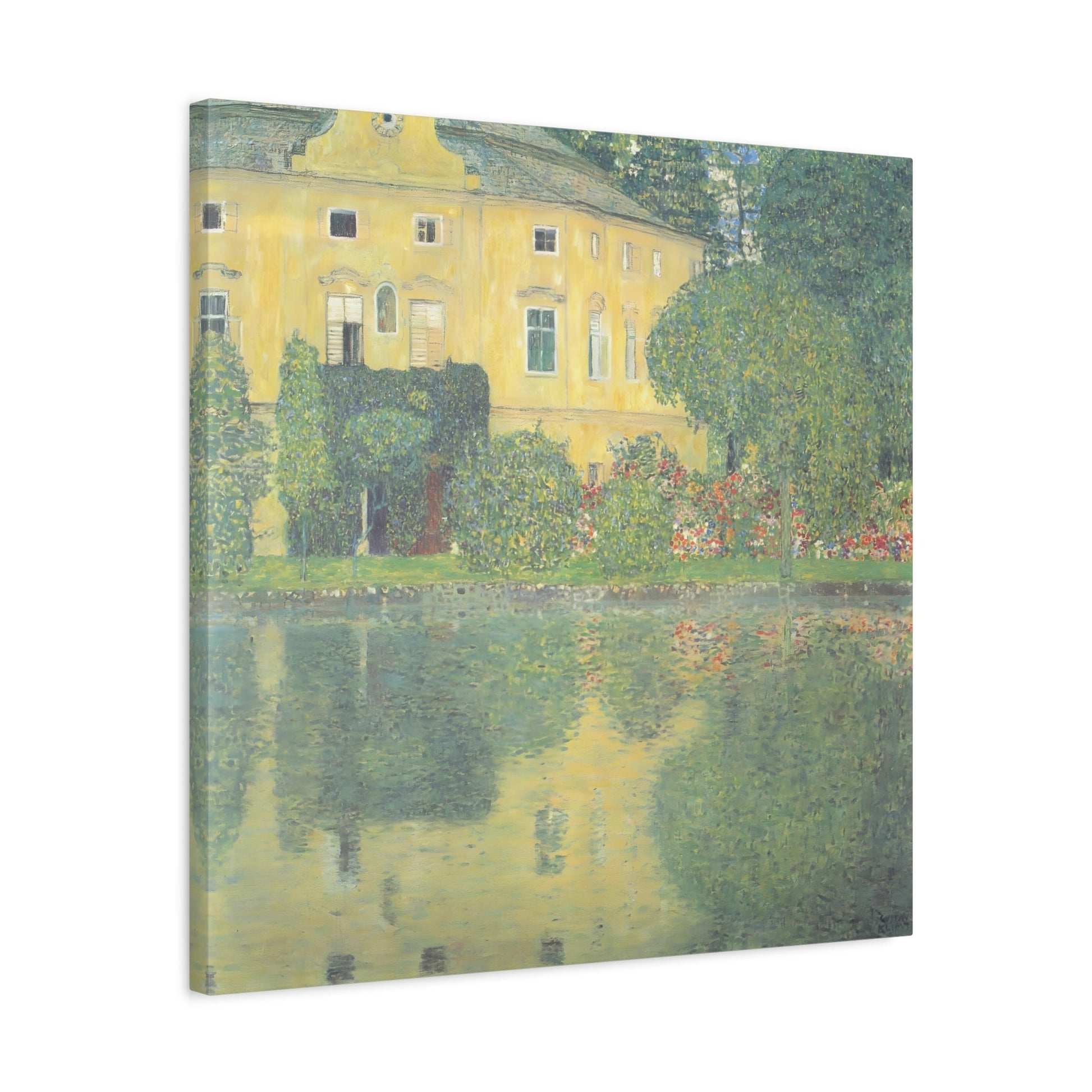 Gustav Klimt Canvas Print - Castle Kammer on Lake Attersee Wall Art