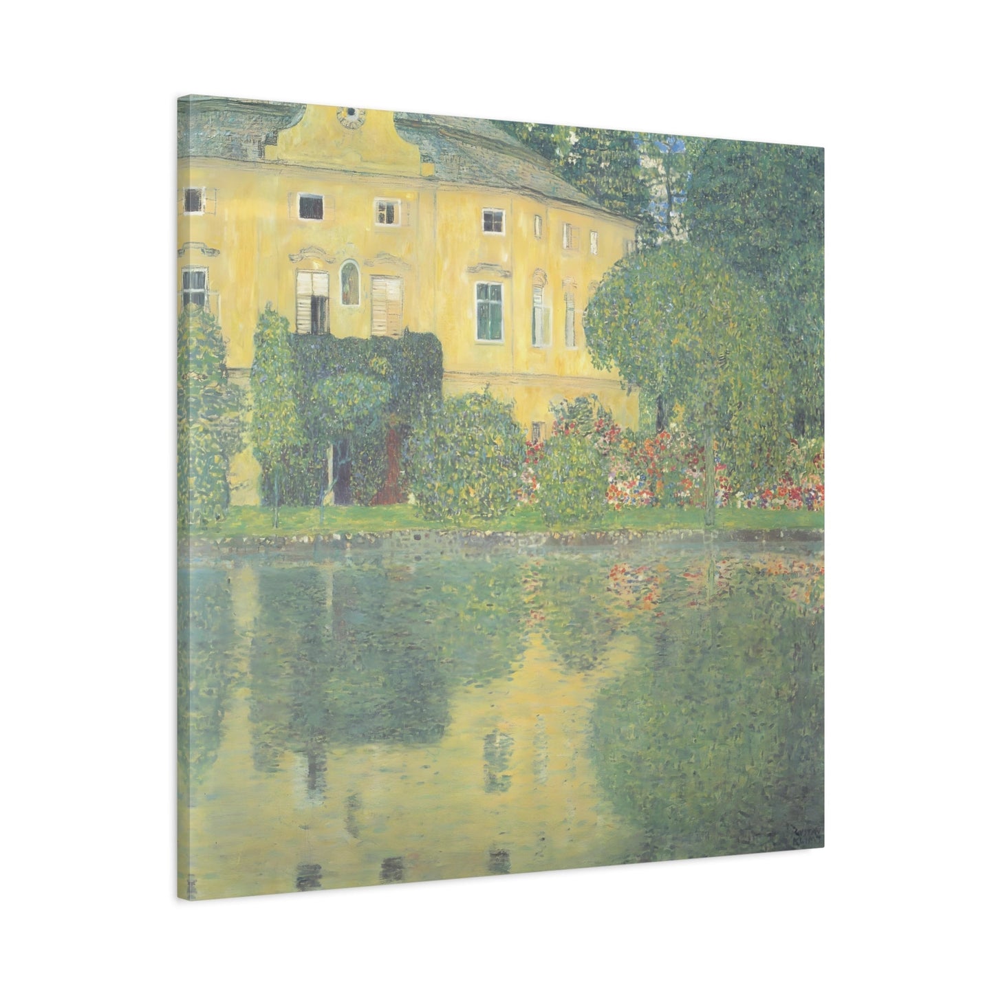 Gustav Klimt Canvas Print - Castle Kammer on Lake Attersee Wall Art