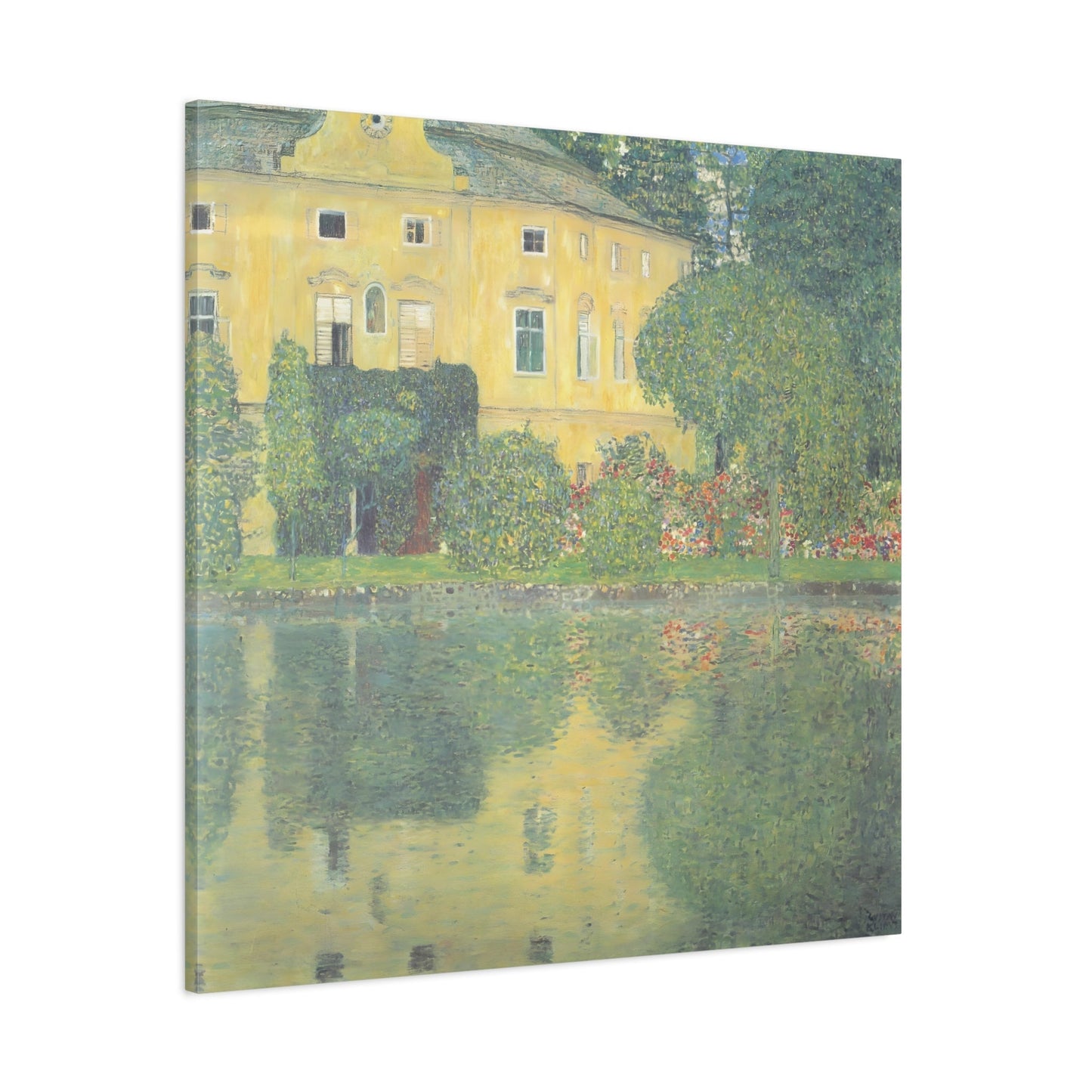 Gustav Klimt Canvas Print - Castle Kammer on Lake Attersee Wall Art