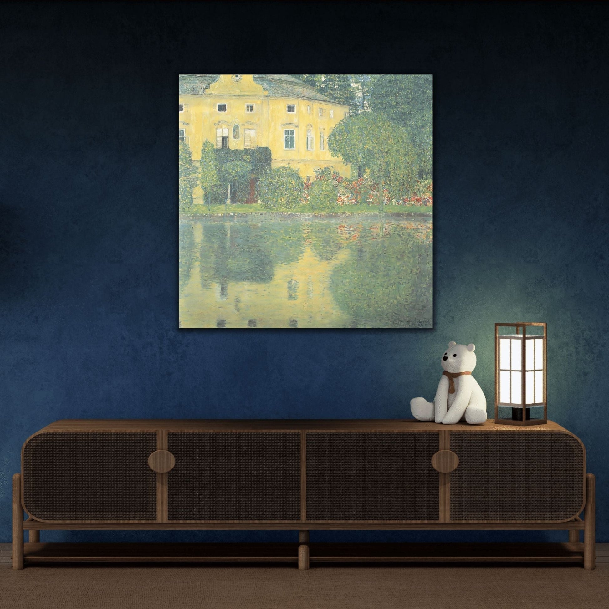 Gustav Klimt Canvas Print - Castle Kammer on Lake Attersee Wall Art