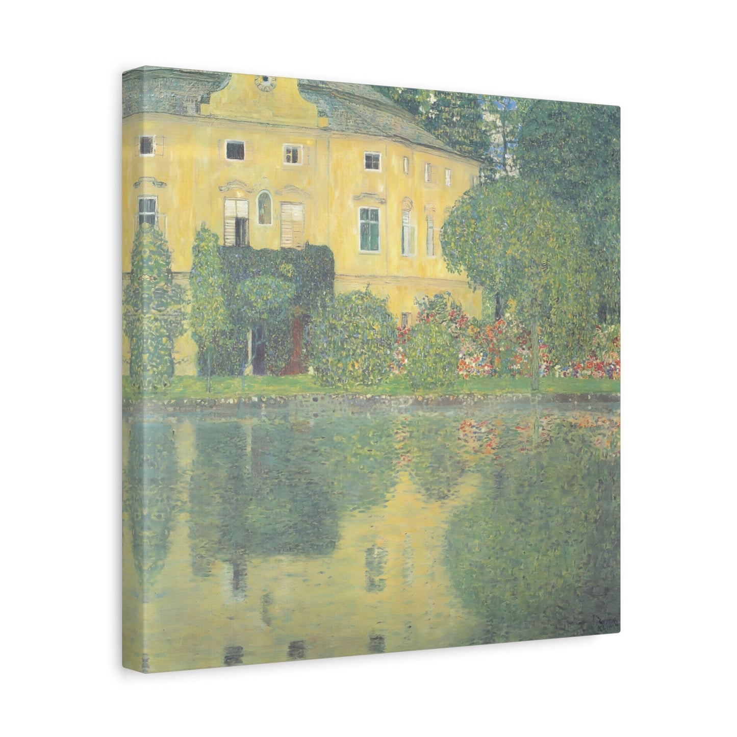 Gustav Klimt Canvas Print - Castle Kammer on Lake Attersee Wall Art