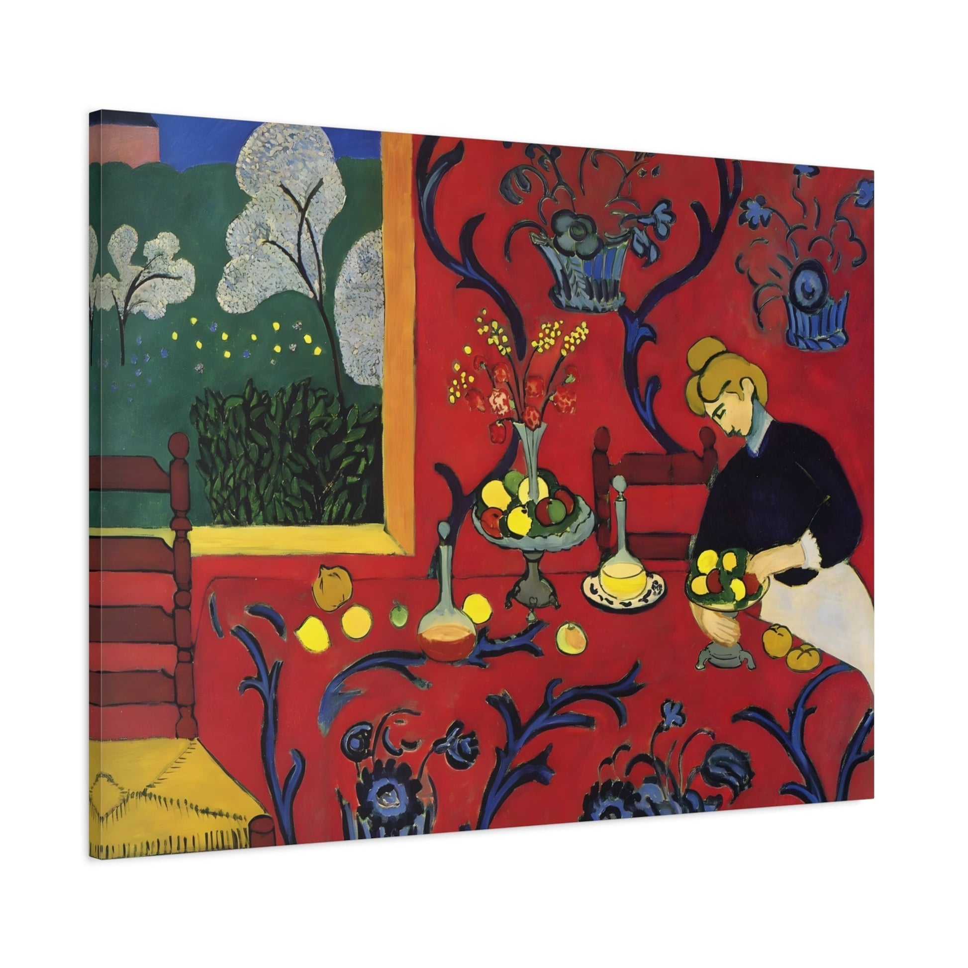 Henri Matisse Dessert Harmony in Red - Canvas Wall Art Reproduction