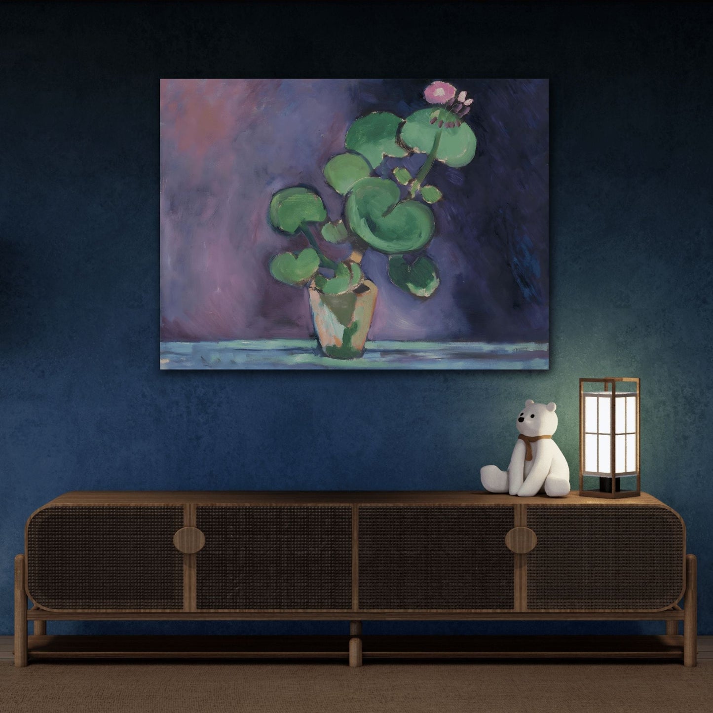 Henri Matisse Geranium Canvas Reproduction - French Still Life Wall Art