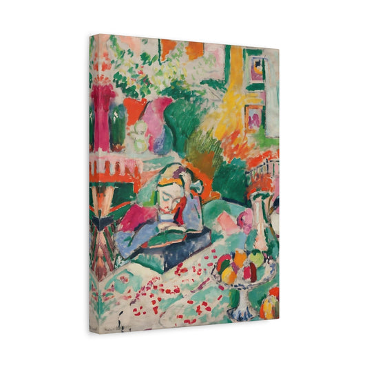 Henri Matisse Interior with a Young Girl - Canvas Art Reproduction