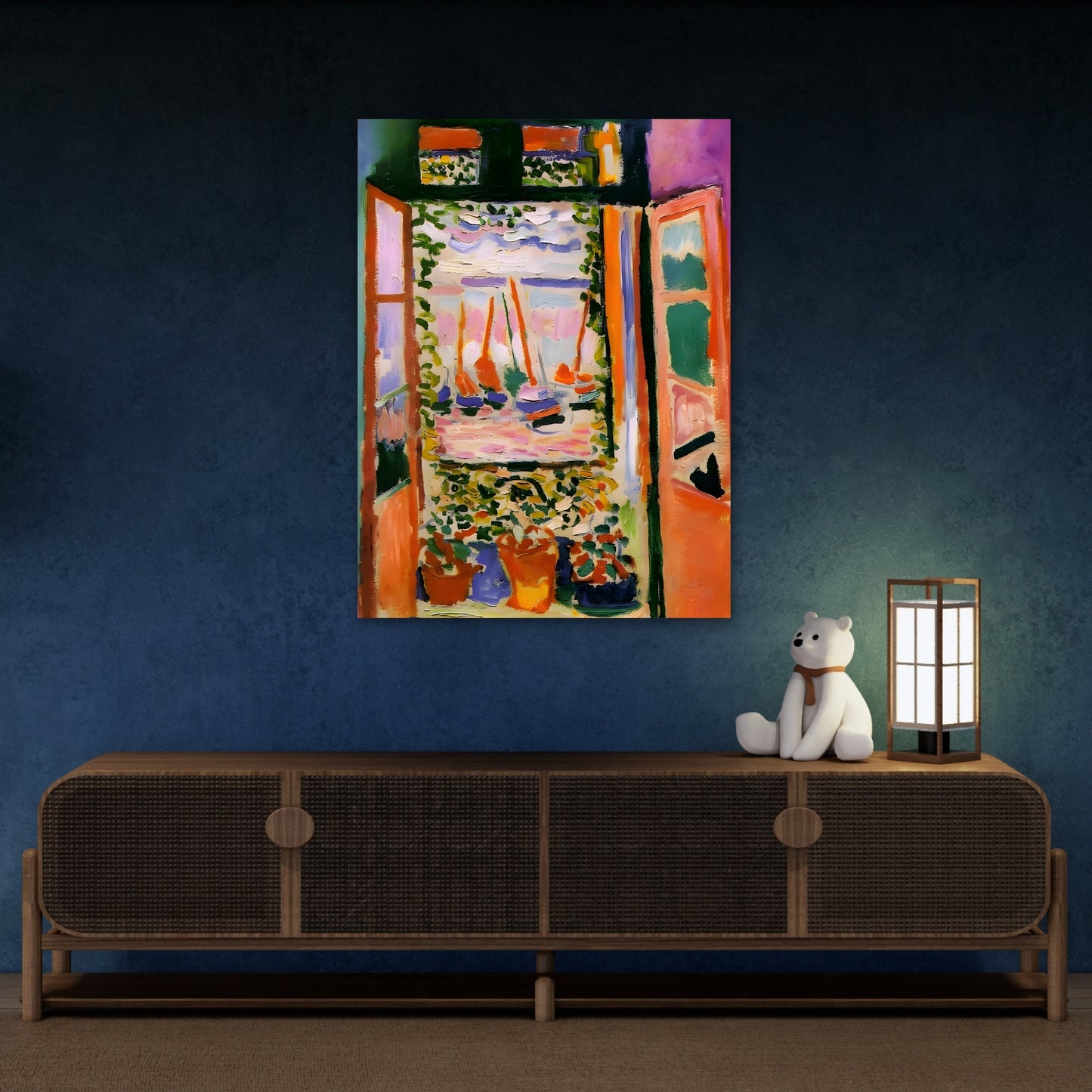 Henri Matisse Open Window - Canvas Wall Art Print Reproduction