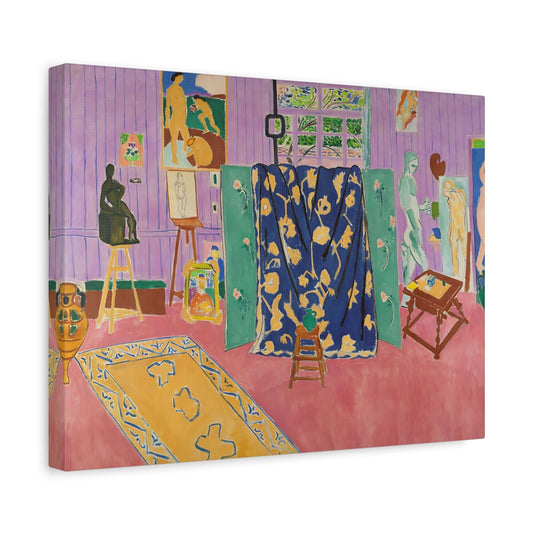 Henri Matisse Pink Studio Fauvism Painting - Canvas Wall Art Reproduction