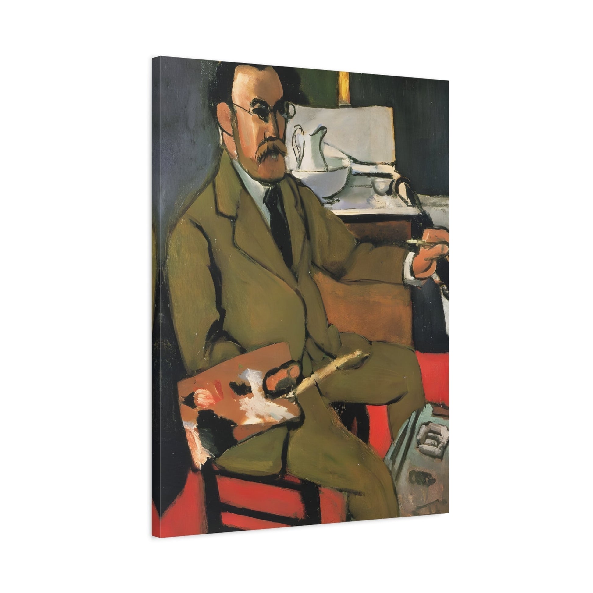 Henri Matisse Self Portrait - Canvas Wall Art Print Reproduction