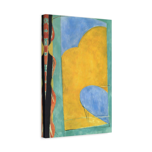 Henri Matisse Yellow Curtain - Canvas Wall Art Print Reproduction