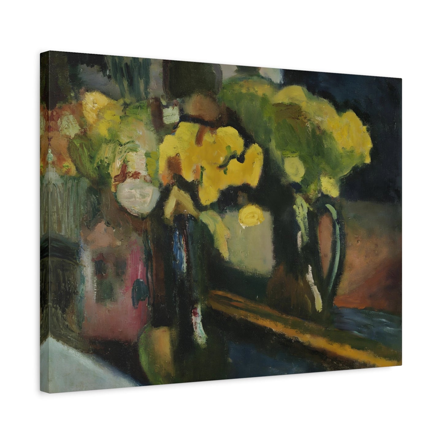 Henri Matisse Yellow Flowers - Canvas Wall Art Reproduction