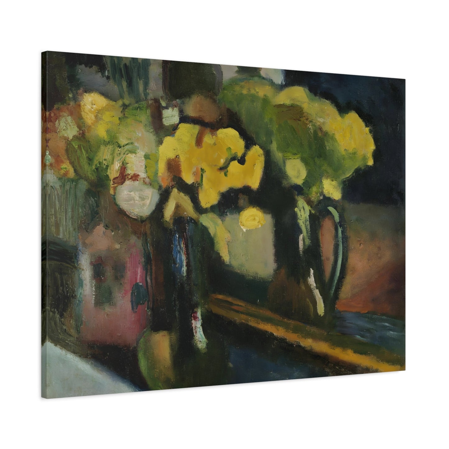 Henri Matisse Yellow Flowers - Canvas Wall Art Reproduction