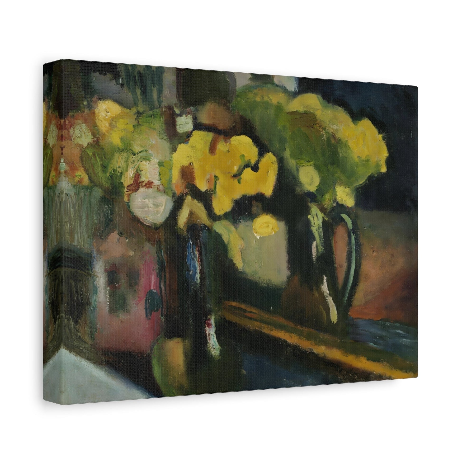 Henri Matisse Yellow Flowers - Canvas Wall Art Reproduction