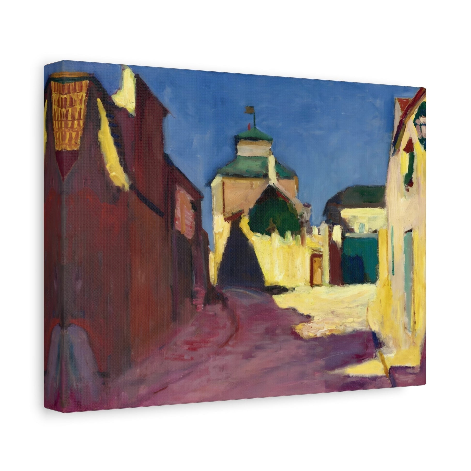 Henri Matisse a Street in Arcueil Canvas Print - Colorful Urban City Scene