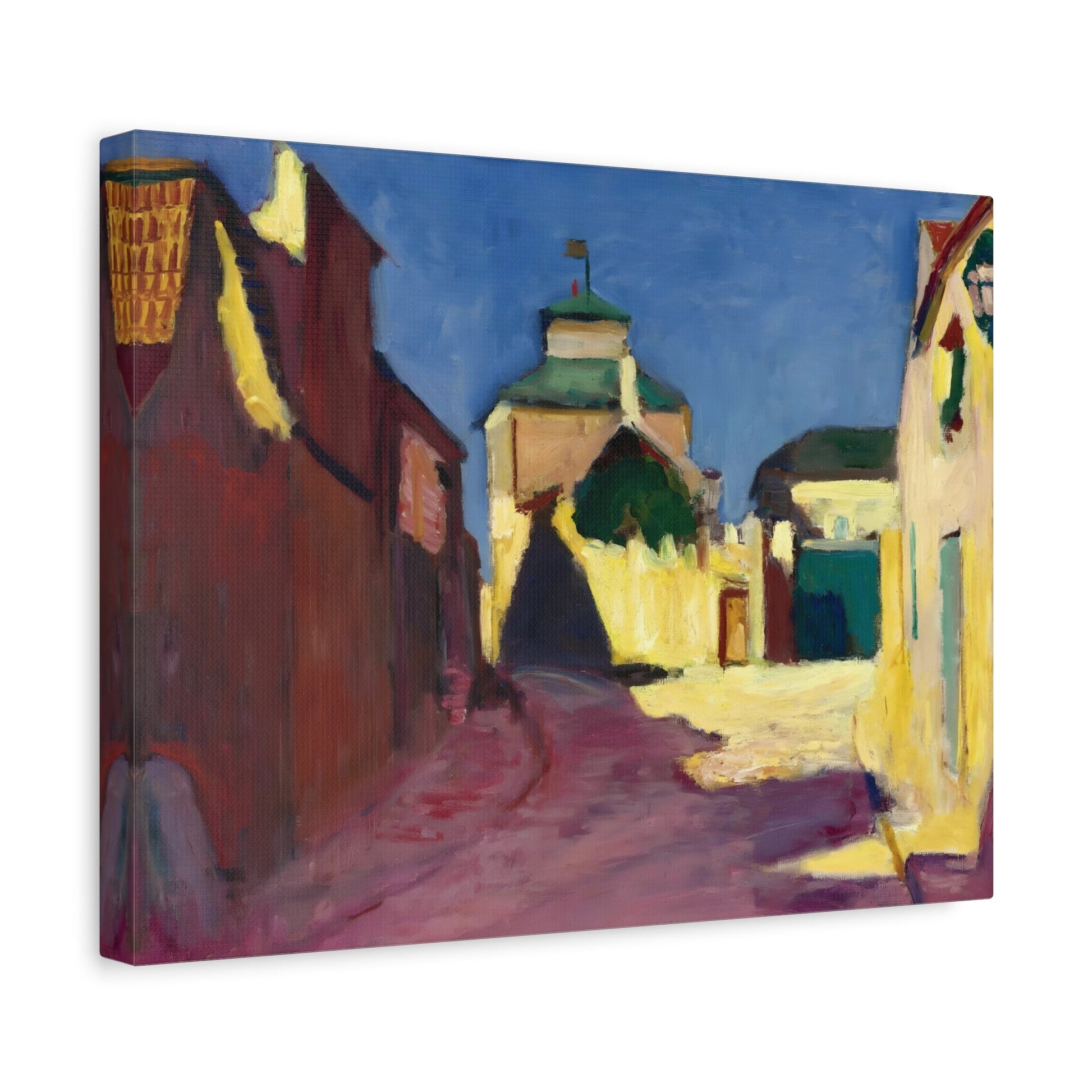 Henri Matisse a Street in Arcueil Canvas Print - Colorful Urban City Scene