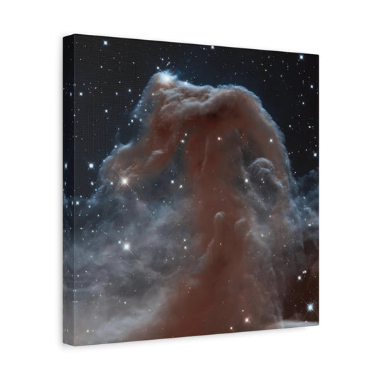 Hubble Captures Cosmic Wonder - Framed NASA Canvas Wall Art Print: Horsehead Nebula in Space