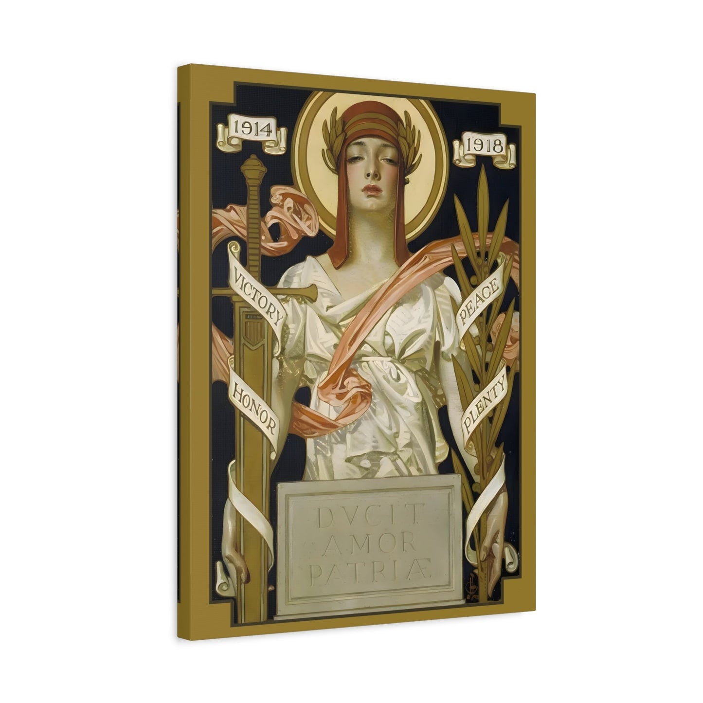 JC Leyendecker Goddess of Victory and Peace - Canvas Art Reproduction