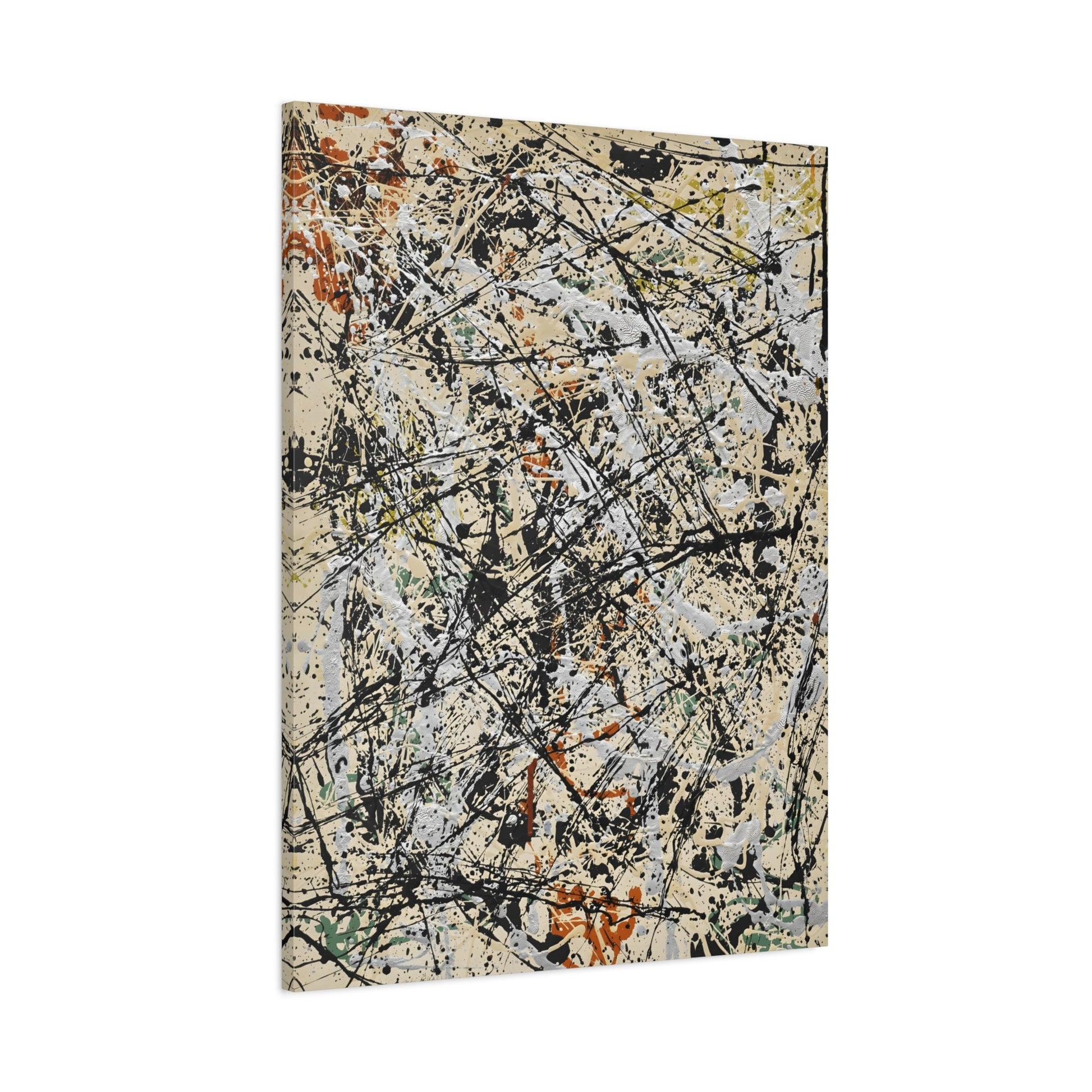 Jackson Pollock Abstract Number 32 Canvas Wall Art Print