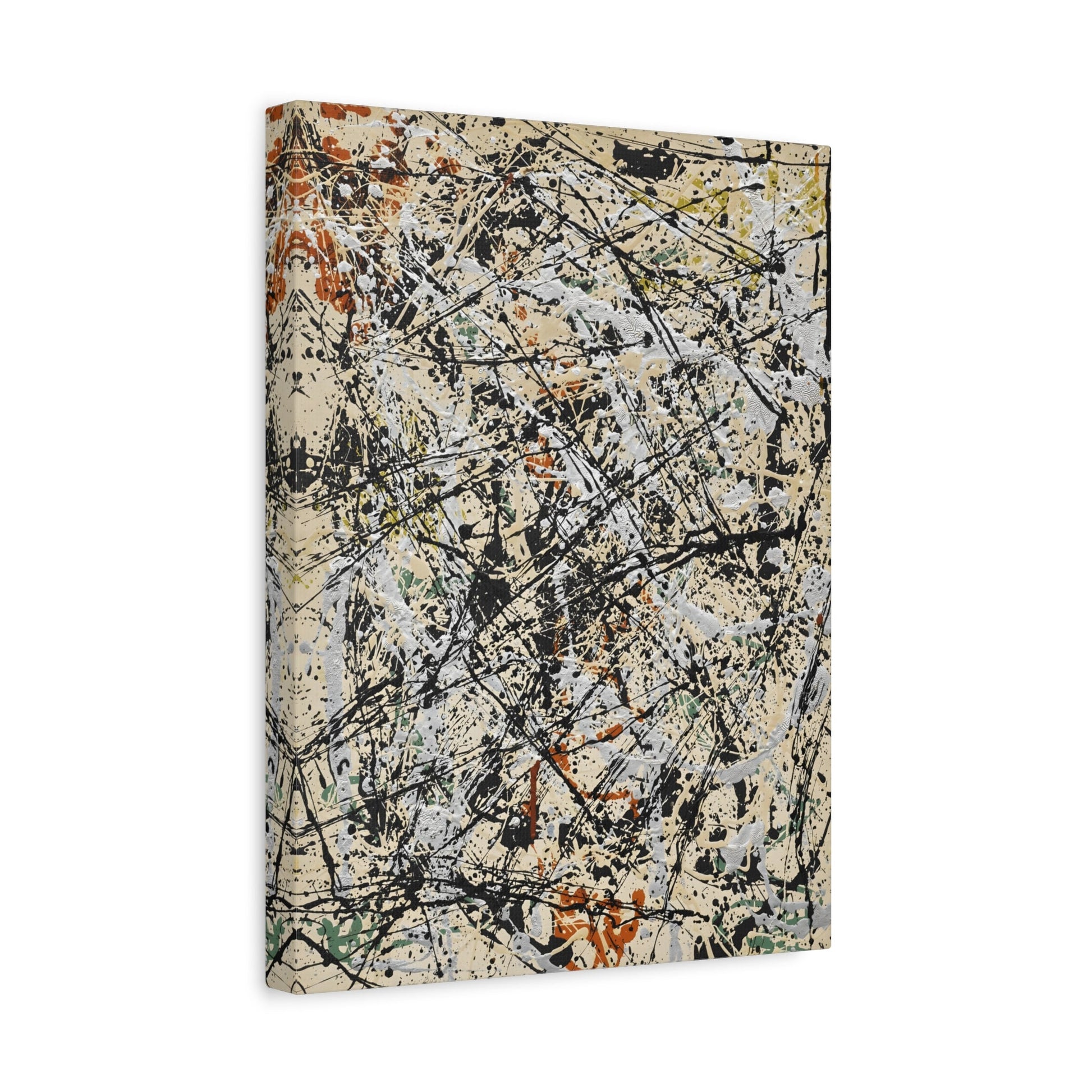 Jackson Pollock Abstract Number 32 Canvas Wall Art Print