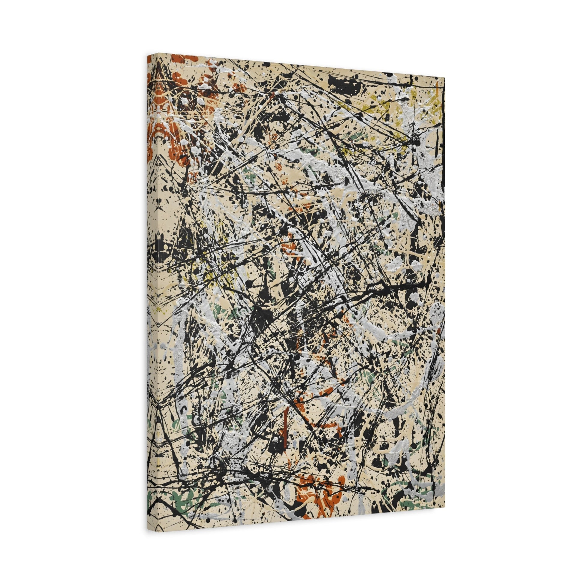 Jackson Pollock Abstract Number 32 Canvas Wall Art Print