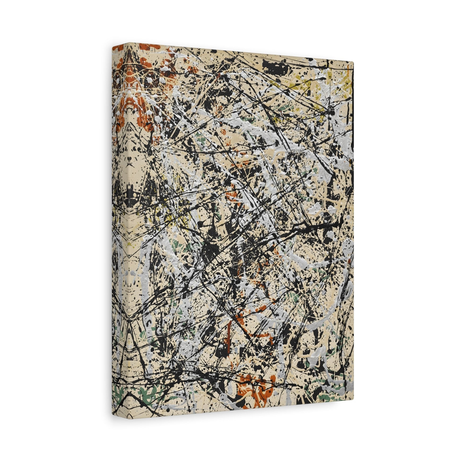Jackson Pollock Abstract Number 32 Canvas Wall Art Print