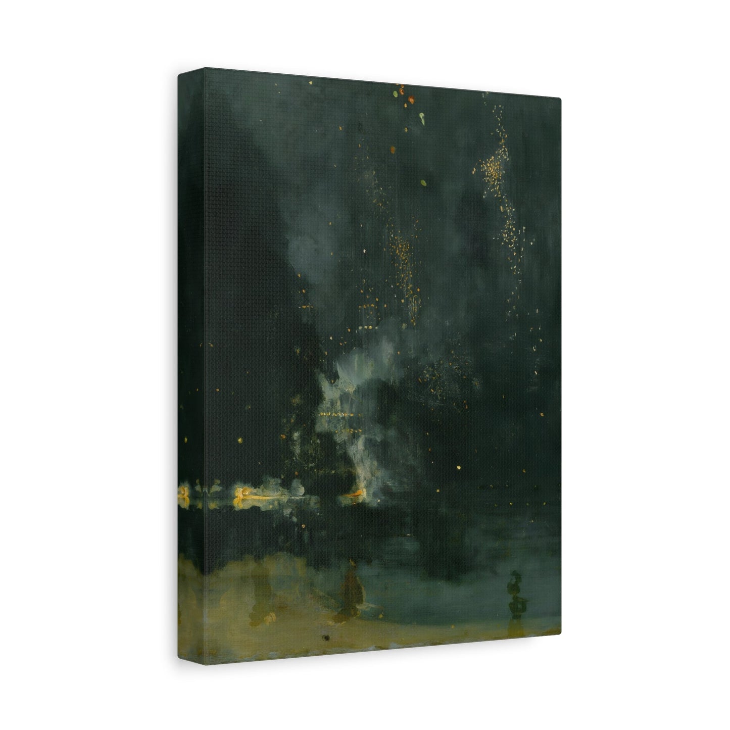 James McNeill Whistler Nocturne in Black and Gold - Canvas Wall Art Print