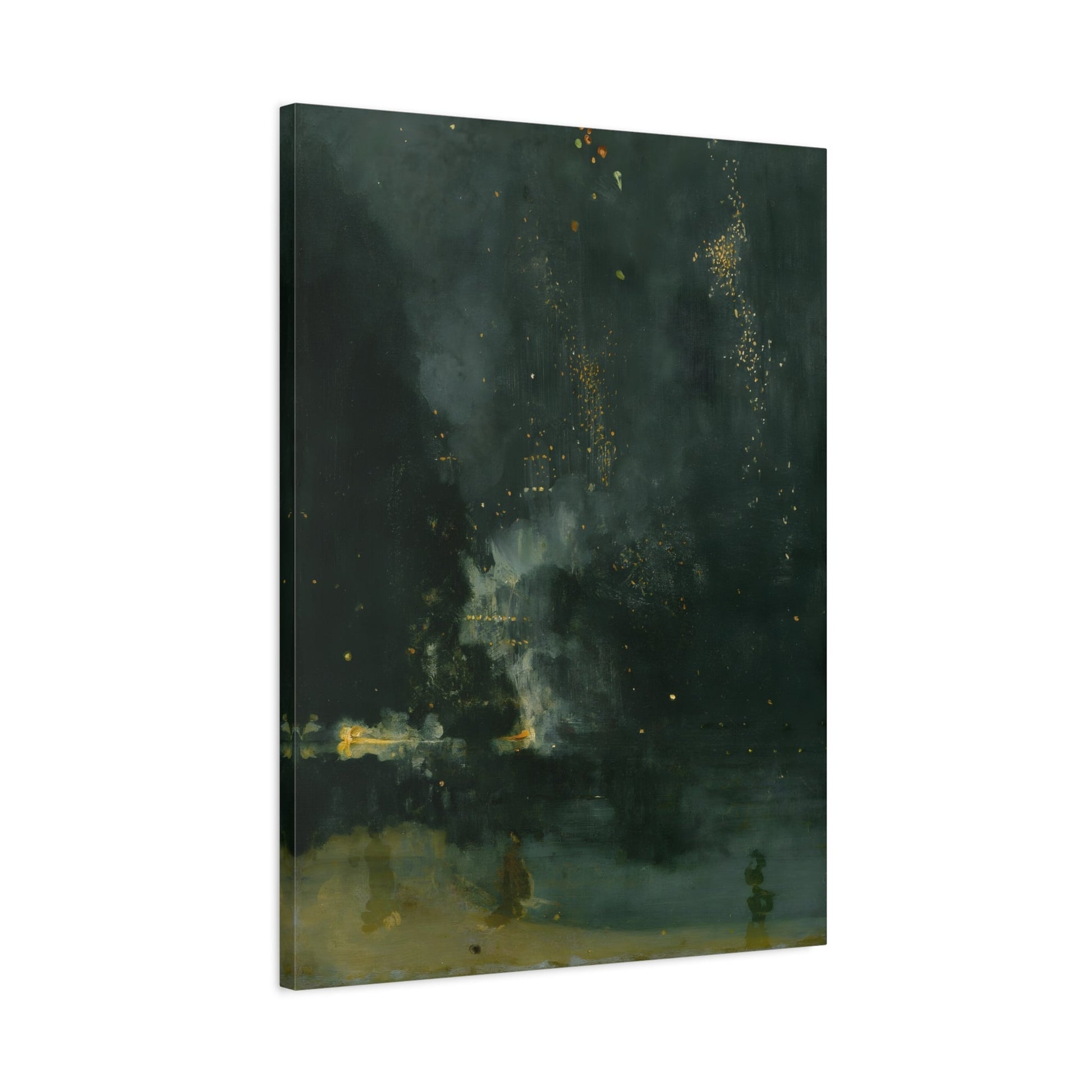 James McNeill Whistler Nocturne in Black and Gold - Canvas Wall Art Print