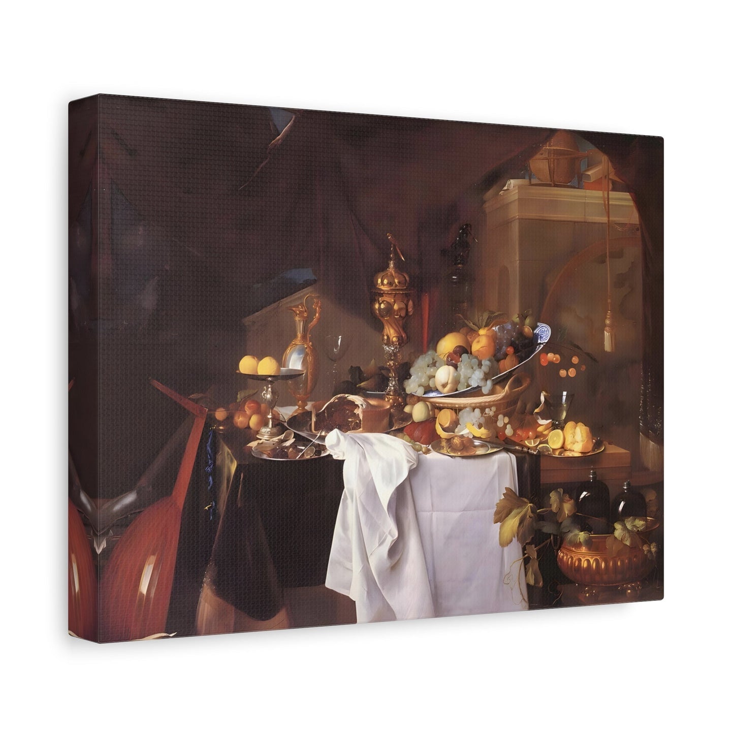 Jan Davidsz de Heem Table of Desserts - Canvas Wall Art Print